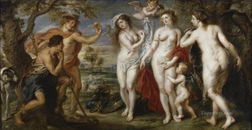  Par Pintura al %C3%B3leo - El juicio de París 1639 Barroco Peter Paul Rubens